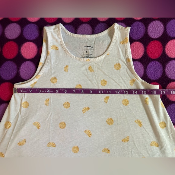 Flowy Orange Printed Tank Top - Picture 5 of 7